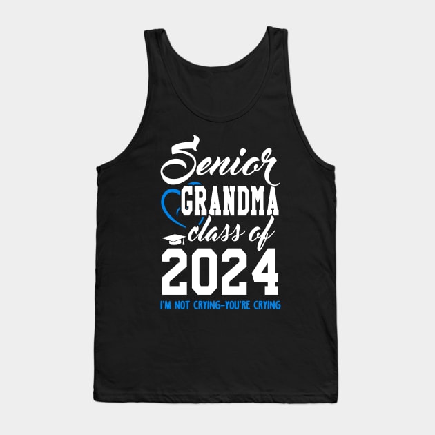 Class of 2024 Grandmother Senior Gifts Funny Senior Grandma Tank Top by KsuAnn